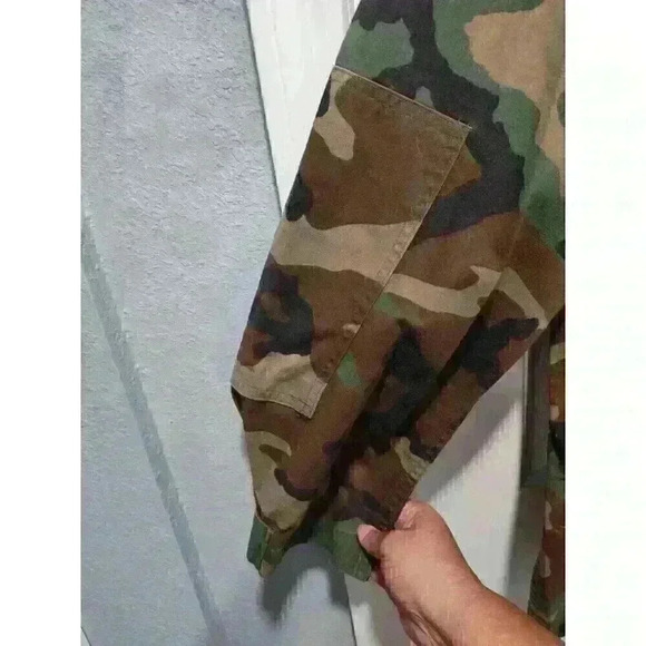 US Military Woodland Camo Cold Weather Top BDU Medium-Reg 8415-01-084-1647 - Picture 7 of 10